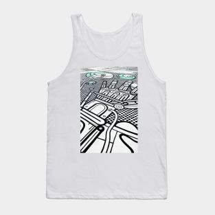 Art hand Tank Top